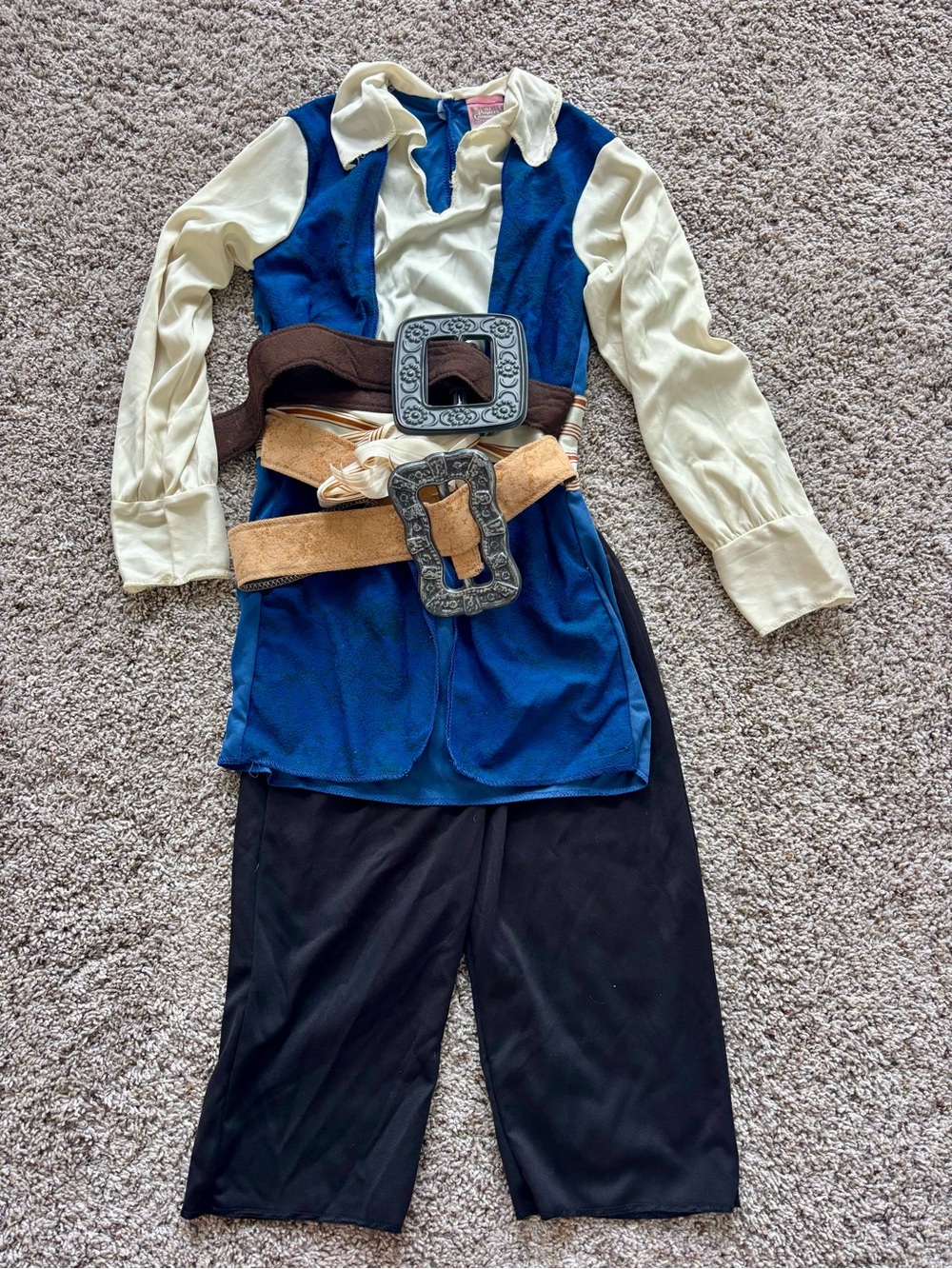 Disney Pirates of the Caribbean Captain Jack Sparrow Costume Medium 8
